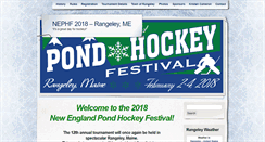 Desktop Screenshot of newenglandpondhockey.com